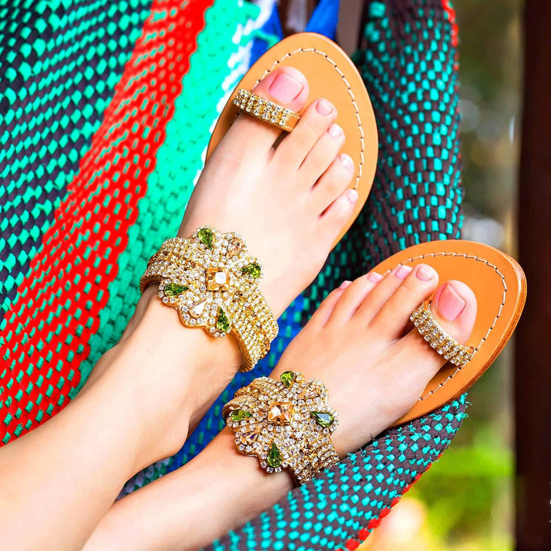 HUJA - Pasha Sandals - Jewelry for your feet - 