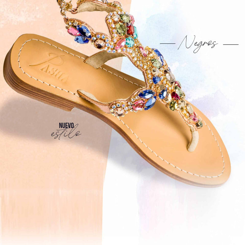 NEGROS - Pasha Sandals - Jewelry for your feet - 