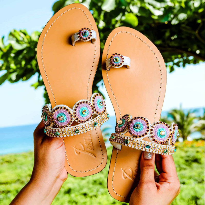 SURTSEY - Pasha Sandals - Jewelry for your feet - 